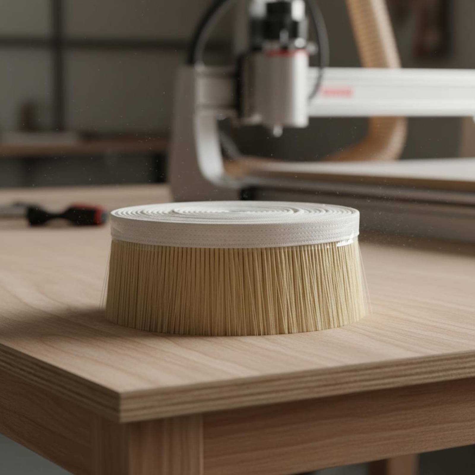 Vacuum Woodworking - Holzbearbeitungs-Staubbürstenstreifen, staubdichter Graviermaschinen-Bürstenstreifen, dicke Borsten, verschleißfest,