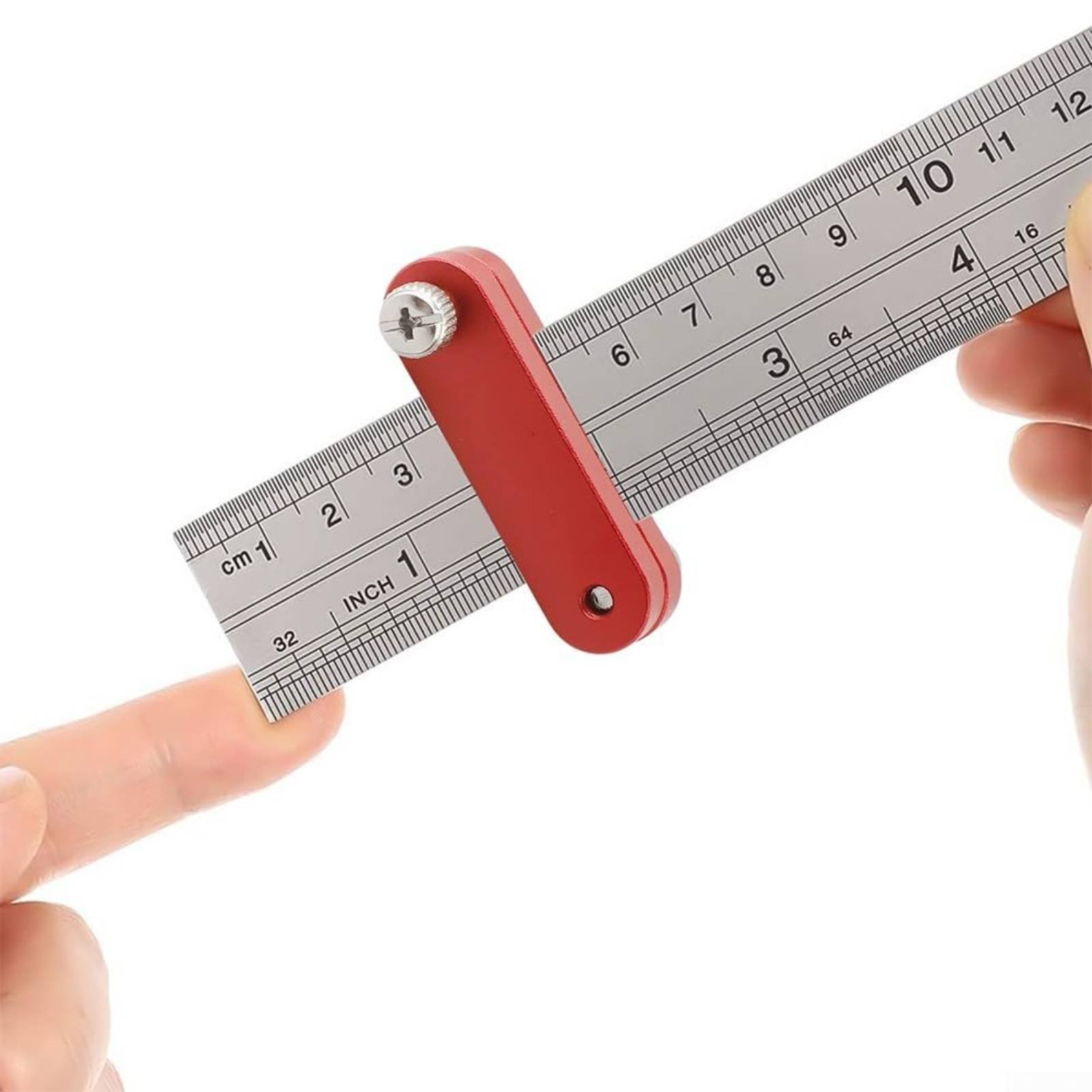 Woodworking Marking Gauge - Holzbearbeitungslineal-Stopper, verstellbarer Lineal-Positionierungsblock, Holzbearbeitungs-Markierungsstopper, einfach zu