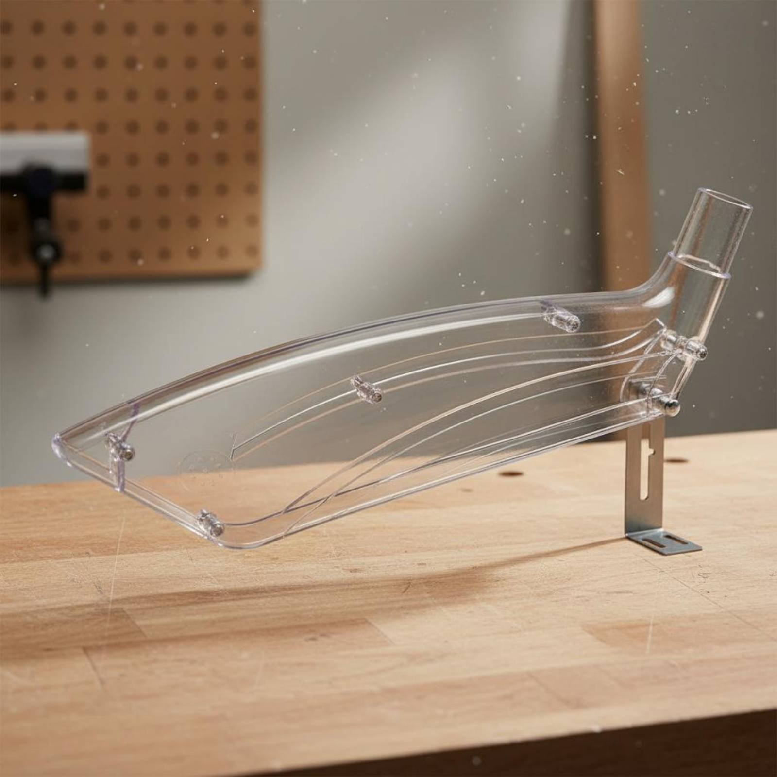 Vacuum Woodworking - Transparenter Sägeblattschutz, einfache Installation, klare Tischsägenabdeckung