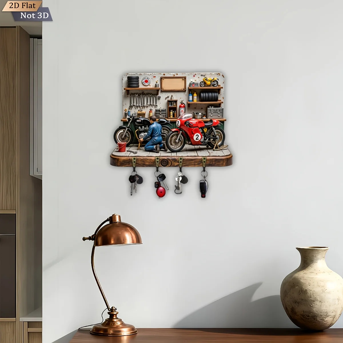 2D Flach, 1 Stück, Schlüsselha – Woodworking Room Bewertung und Preis