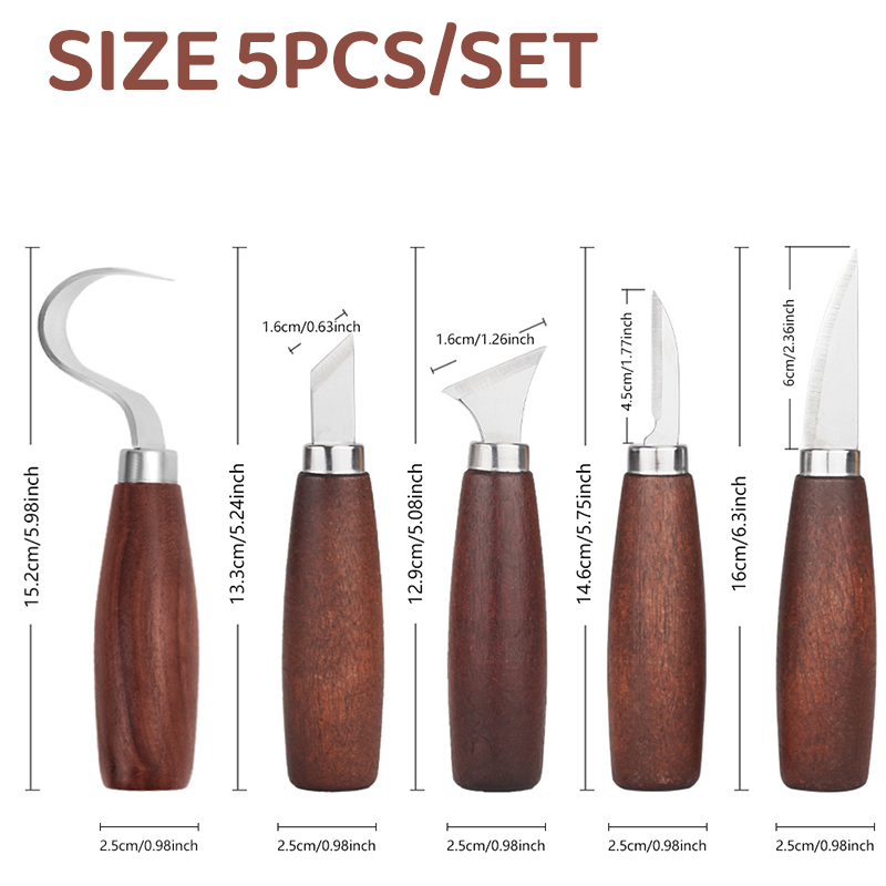 5 stücke werkzeuge für holz sc – Woodworking Knives Bewertung und Preis