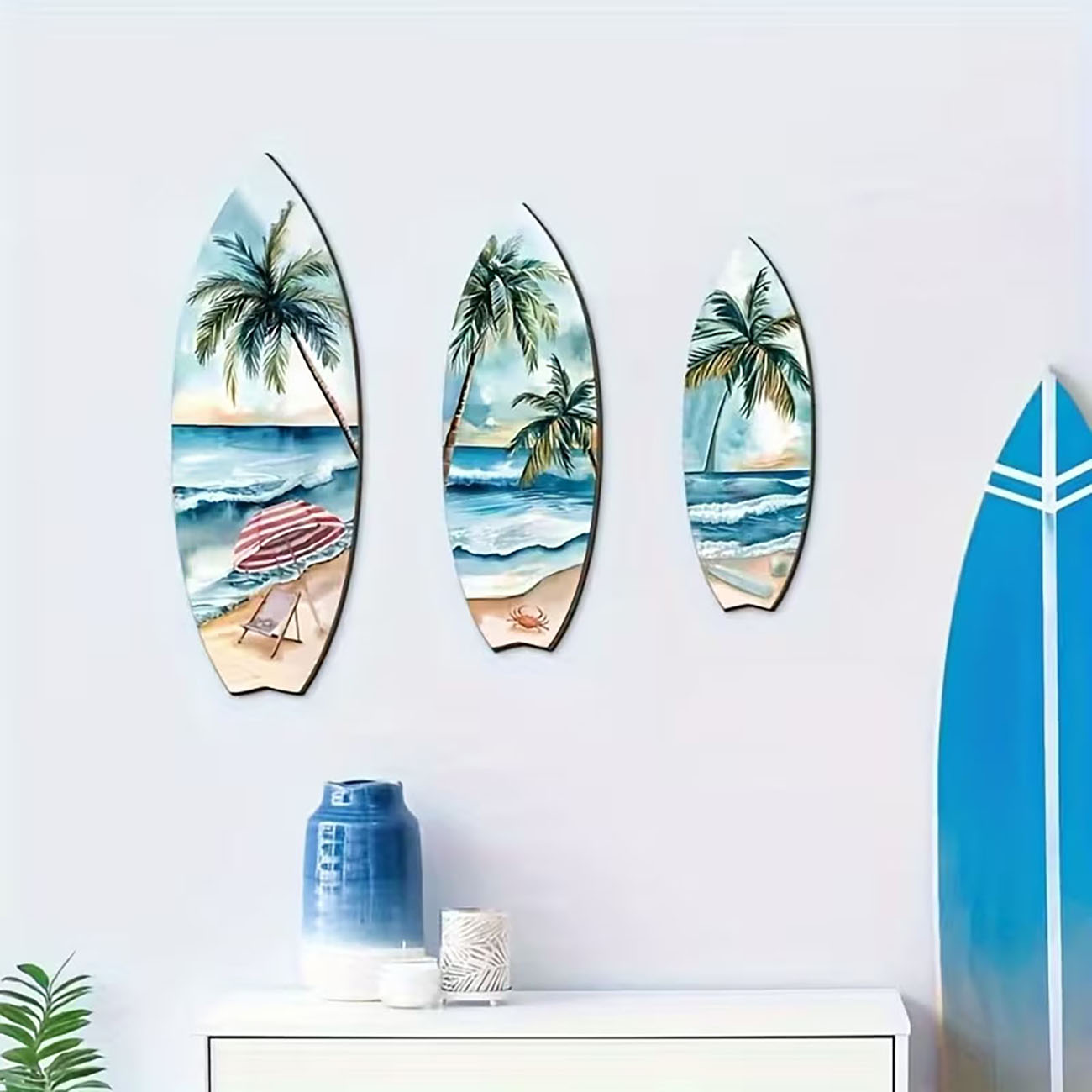 3-teiliges Ocean View Surfbret – Woodworking Room Bewertung und Preis