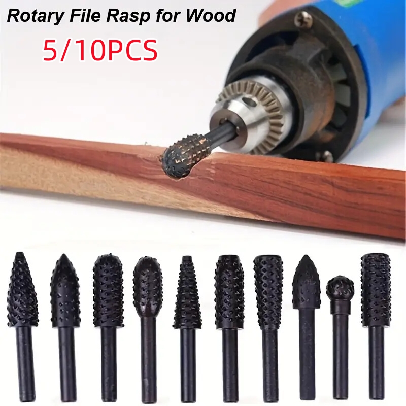5PCS/10PCS 6mm Schaft Rotary B – Woodworking Rasps And Files Bewertung und Preis