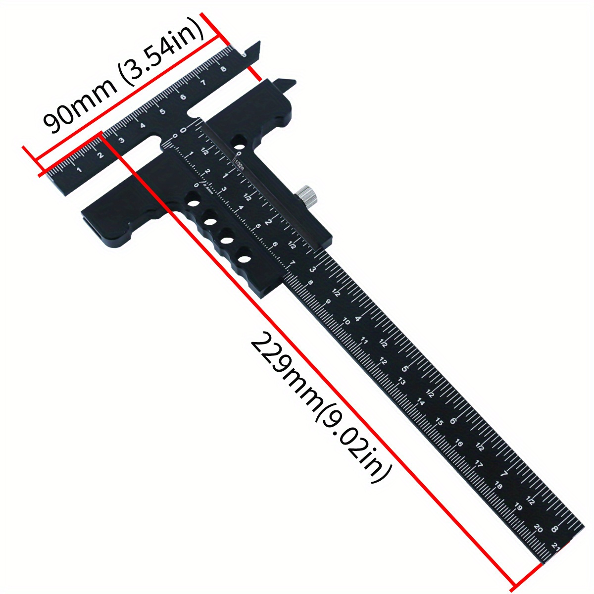 Aluminiumlegierung T-förmiger  – Woodworking Marking Gauge Bewertung und Preis
