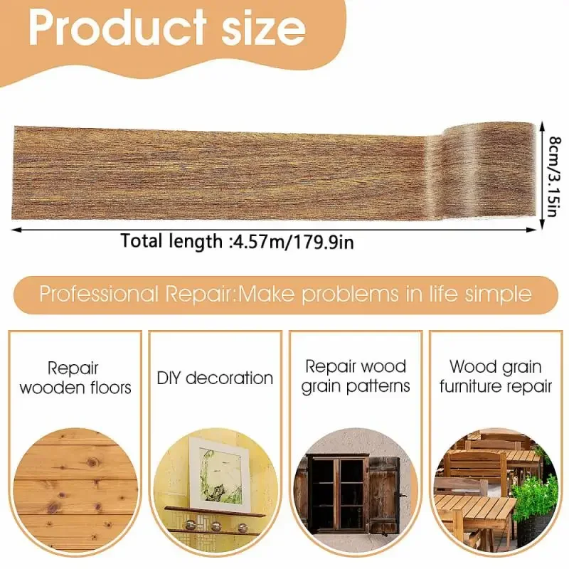 Echtholzmaserung-Reparatur-Kle – Xfasten Woodworking Tape Bewertung und Preis