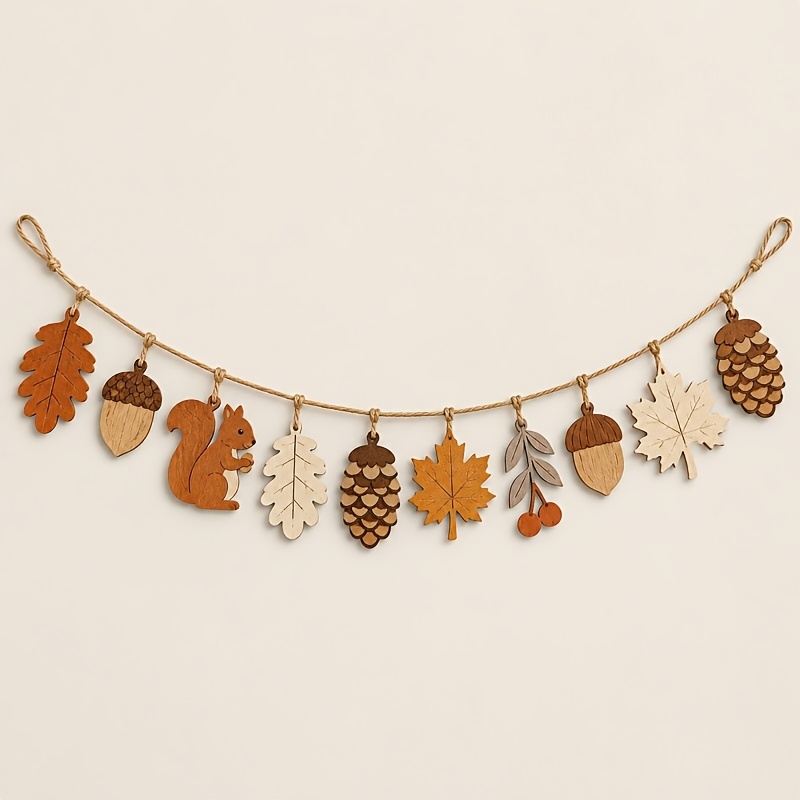 Herbstliche Holzgirlande mit E – Woodworking Room Bewertung und Preis
