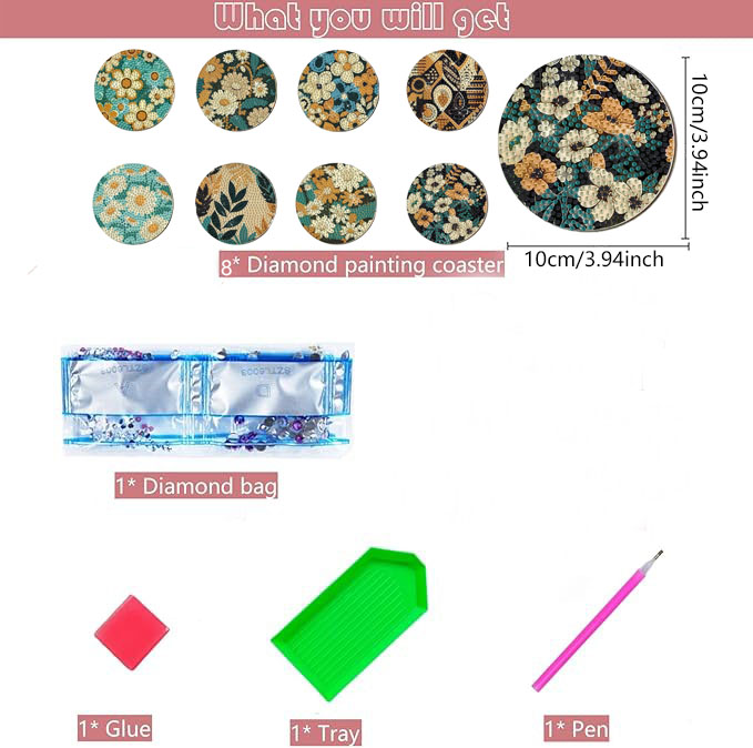 8-teiliges DIY Diamant-Malerei – Woodworking Hobbies Bewertung und Preis