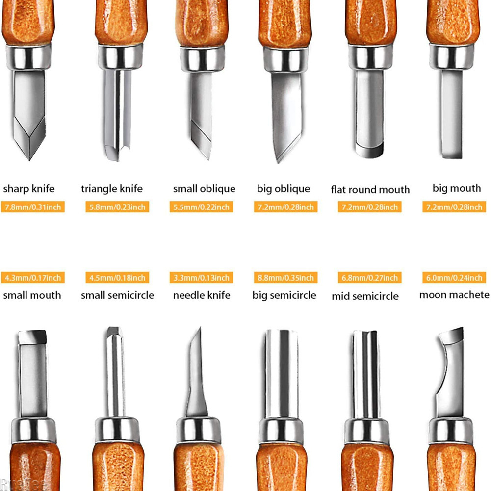 12-teiliges SK2 Holzschnitzwer – Woodworking Knives Bewertung und Preis
